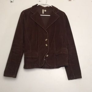 Brown corduroy jacket